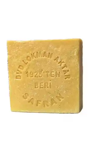 Doğal El Yapımı Safran Sabunu 1 Adet, Lokman Aktar