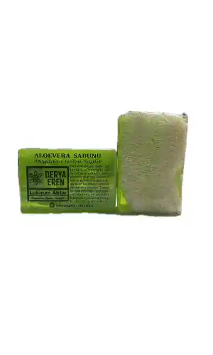Doğal Kabak Lifli Aloevera Sabunu 100-120gr 1Adet, Derya Eren