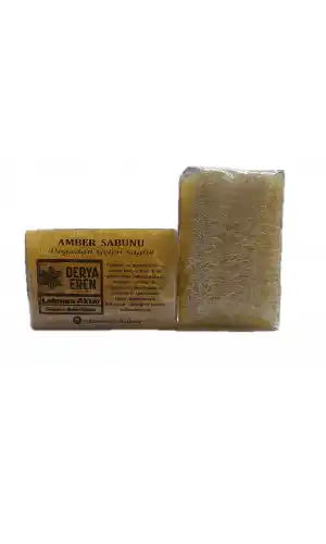 Doğal Kabak Lifli Amber Sabunu 100-120gr 1Adet, Derya Eren
