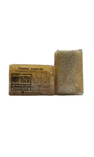 Doğal Kabak Lifli Pirinç Sabunu 100-120gr 1Adet, Derya Eren