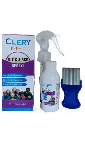 Bit ve Sirke Spreyi, Renksiz, Kokusuz, Kuru saçta kullanım, 100ml