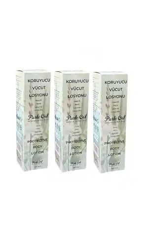 Doğal Sivrisinek ve Kene Kovucu Vücut Losyonu 100 ml, 3 Adet, Purle