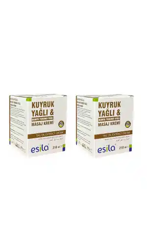 Kuyruk Yağı masaj Kremi 210 ml x2 Adet, Esila