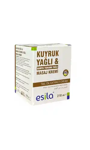 Kuyruk Yağı masaj Kremi 210 ml, Esila