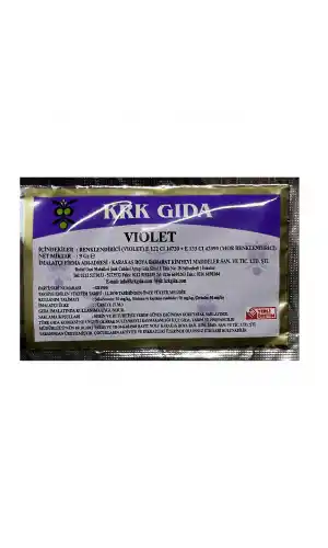 Gıda Boyası Toz Mor Renklendirici 9 Gr