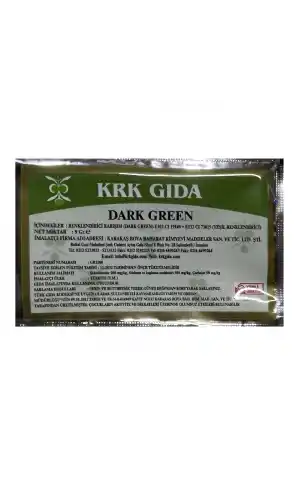 Gıda Boyası Toz Koyu Yeşil Renklendirici 9 Gr