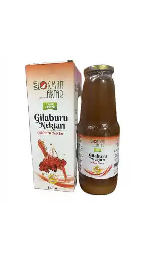 2 Adet Gilaburu Nektarı Şekersiz Katkısız Boyasız Konsantre 1 lt, Lokman Aktar