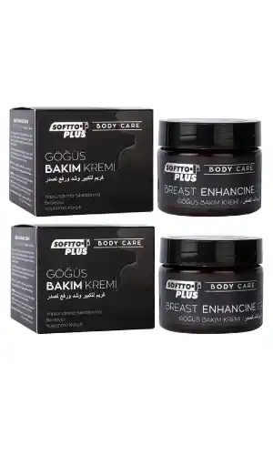 Göğüs Bakım Kremi 100ml, 2Adet, Softto Plus