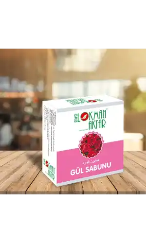 Doğal Gül Sabunu 1Adet, Lokman Aktar