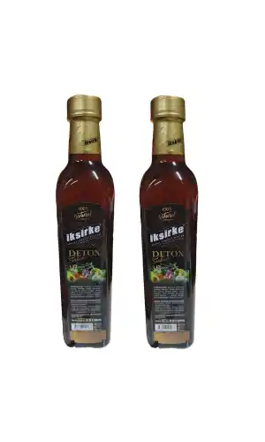 Iksirke Katkısız Detox Sirkesi 500 ML 2Adet