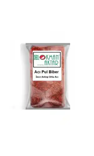 İnce Pul Biber Orta Acı 250 Gr, Lokman Aktar