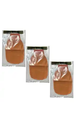 İpek Kese (El geçmeli) Vücut İçin Saf ipek (16 * 26cm),3 Adet, Derya Eren