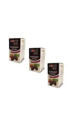 Karadut Şurubu 3 x 50 ML, Lokman Aktar