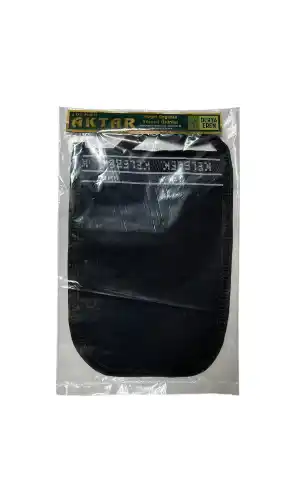 Kese Siyah %70 Floş (El geçmeli) 300 GSM (17 * 25cm),1 Adet, Derya Eren