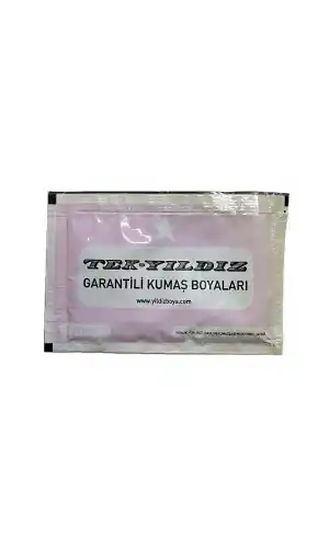 Pembe Kumaş Boyası Tek Yıldız 12gr