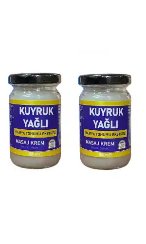 Kuyruk Yağı masaj Kremi 100 ml, 2 adet, DVD Lokman Aktar