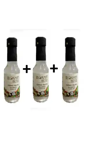 Sirke Ruhu Beyaz (Saf Sirke) Sirke 250 ml 3 Adet, Lokman Aktar