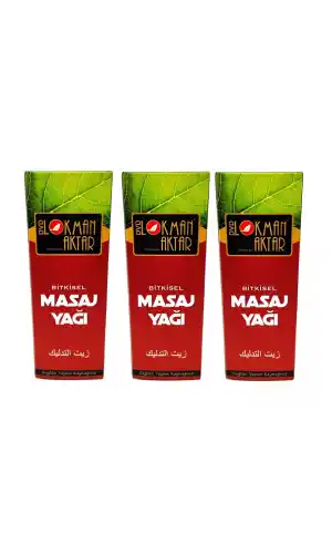 Masaj Yağı 150 ml 3Adet, Lokman Aktar