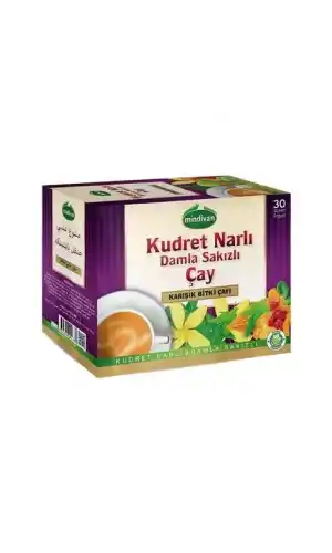 Mindivan Kudret Narlı Damla Sakızlı Bitki Çayı 30lu Süzen Poşet
