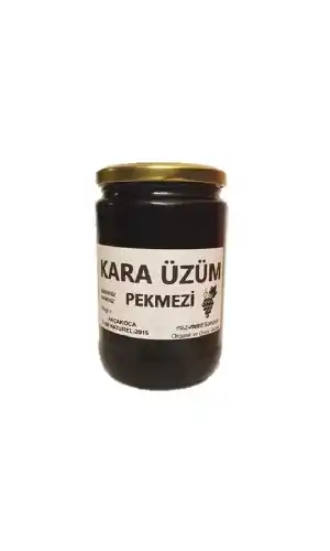 Naturel Kara Üzüm Pekmezi Şekersiz 865 gr, Derya Eren