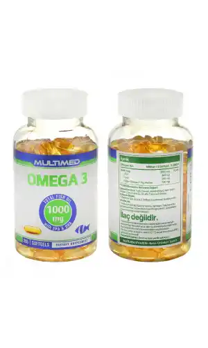 Omega 3 Yüksek Epa Dha 1000 Mg Balık Yağı 200 Softjel