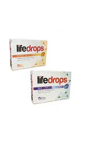 Portakal Bal C Vitamini 24lü+Nane Limon Mentollü 24lü Pastil Drops