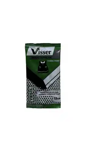 Yeşil Kumaş Boyası Visser 12gr