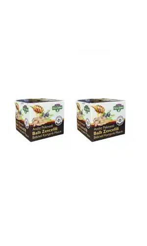 2 Adet Andız Pekmezli Ballı Zencefilli Karışımlı Macun 350 gr, Lokman Sena Sultan