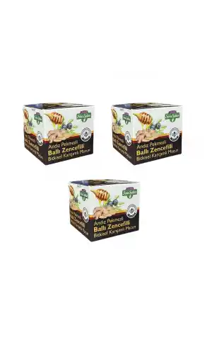 3 Adet Andız Pekmezli Ballı Zencefilli Karışımlı Macun 350 gr, Lokman Sena Sultan