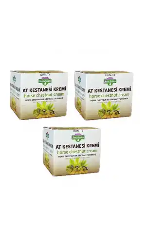 AT KESTANESİ KREMİ 100 ML  3Adet, Lokman Sena Sultan