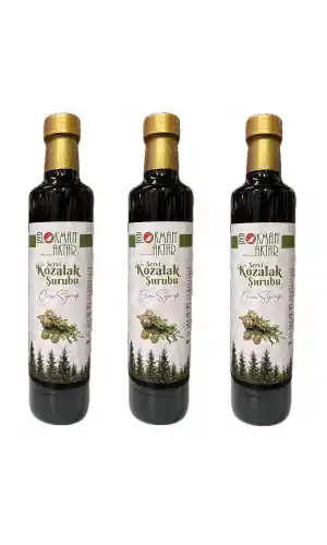 Servi Kozalağı Şurubu 500ml Cupressus Sempervirens 3 Adet, Lokman Aktar