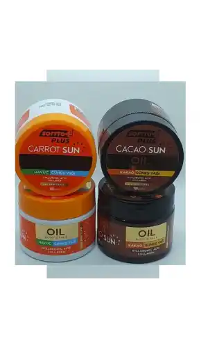 Softto Plus Havuç + Kakao Güneş Yağı 2 x 100 ML