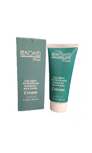 Hemomed Plus ​​​​​​​Çay Ağacı, At Kestanesi, Kantaron, Kara Halile Kremi 100 ML, Derya Eren