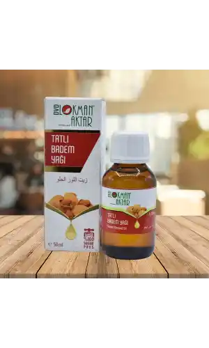 Tatlı Badem Yağı 50 ml x 6Adet, Lokman Aktar