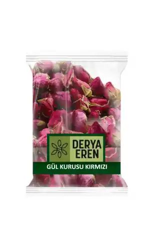 Tomurcuk Kırmızı Gül Kurusu 100 gr, Derya Eren