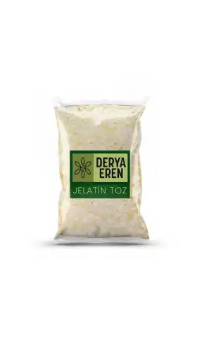 Toz Jelatin (Sığır Jelatini) (220 Bloom) (E441) Gelatine 100 gr, Derya Eren
