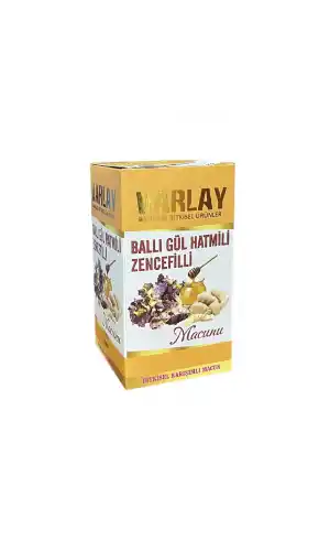 Varlay Ballı Gül Hatmili Zencefilli Macun 450 G