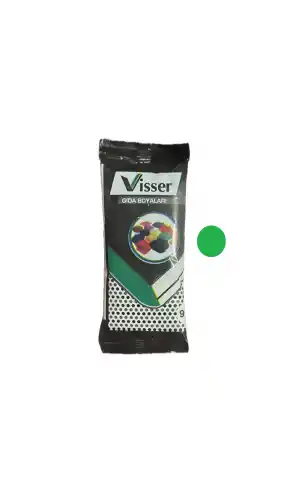 Visser Gıda Boyası Toz AÇIK YEŞİL Renklendirici 9 Gr