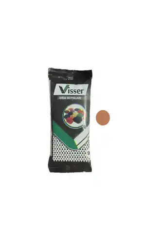 Visser Gıda Boyası Toz KAHVERENGİ Renklendirici 9 Gr