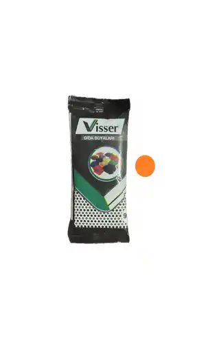 Visser Gıda Boyası Toz TURUNCU Renklendirici 9 Gr