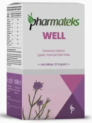 Pharmateks, Well Karamuk Ekstresi İçeren 30 Kapsül