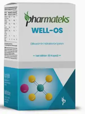Pharmateks, Well-OS Glikozamin Hidroklorür İçeren 60 Kapsül