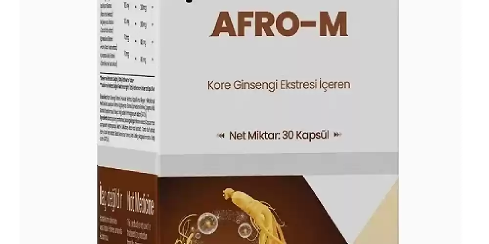 Pharmateks, AFRO-M Kore Ginsengi Ekstresi İçeren 30 Kapsül
