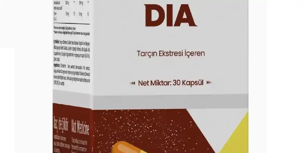 Pharmateks, DIA Tarçın Ekstresi İçeren 30 Kapsül