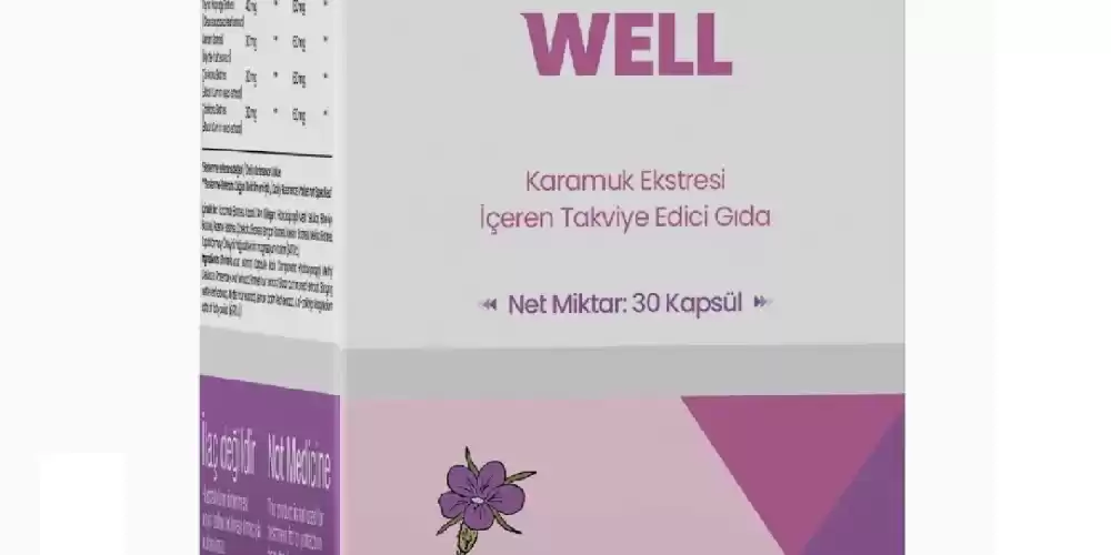 Pharmateks, Well Karamuk Ekstresi İçeren 30 Kapsül