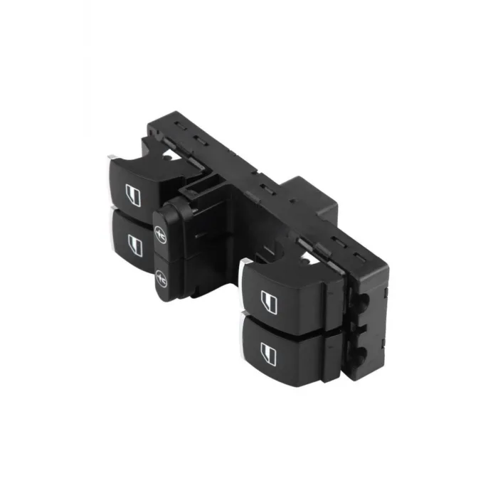 Volkswagen Touareg Cam Açma Düğmesi Anahtarı 2006--2009 Kromlu