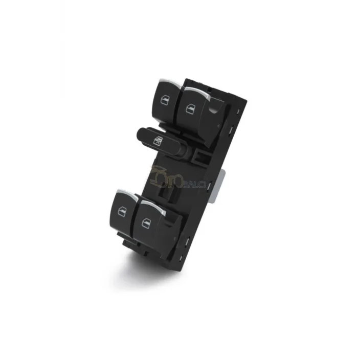 Volkswagen Golf 5 - 6 Cam Açma Anahtarı Düğmesi 2006--2013 Kromlu