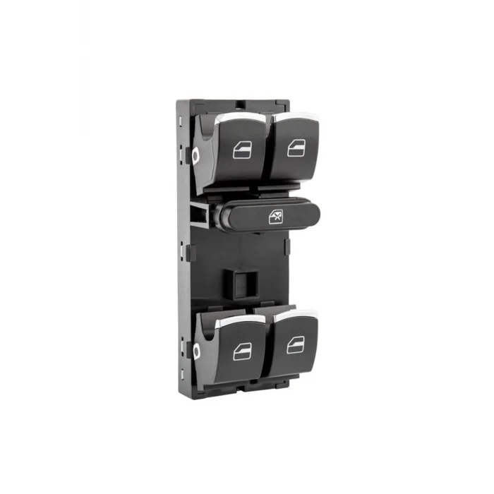 Volkswagen Golf 5 - 6 Cam Açma Anahtarı Düğmesi 2006--2013 Kromlu