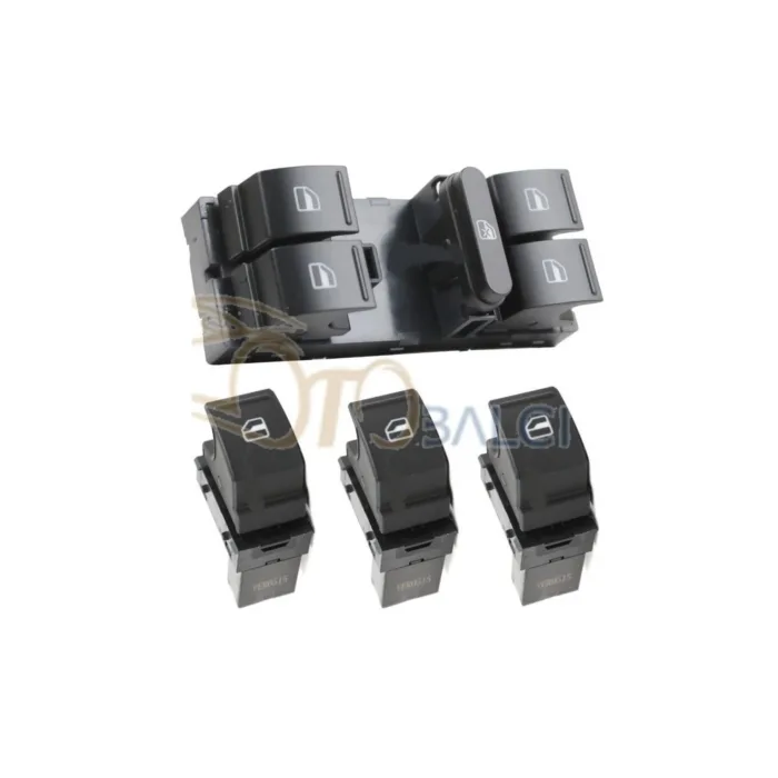 Seat Toledo Cam Açma Düğmesi Anahtarı Takım 2006--2011