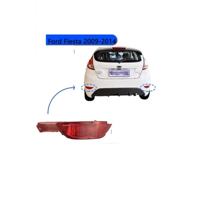 Ford Fiesta Sol Arka Tampon Reflektörü Sis Farı 2008--2014
